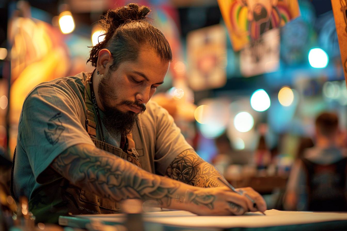 Tatouages variés au Salon de Clermont-Ferrand